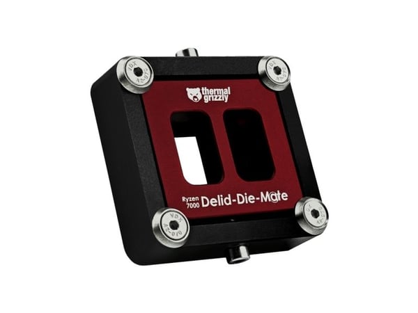 Thermal Grizzly Delid-Die-Mate - Fjerner CPU-integrert varmespreder - svart, rød