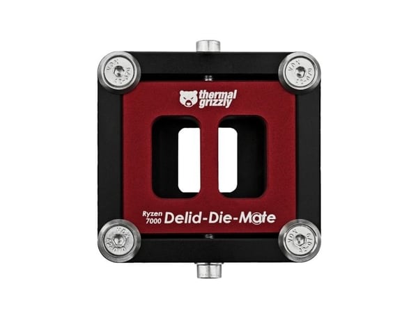 Thermal Grizzly Delid-Die-Mate - Fjerner CPU-integrert varmespreder - svart, rød