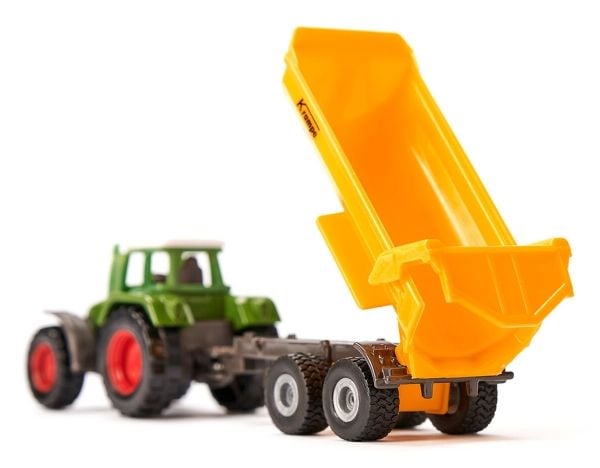 Siku SIKU 1605 traktor FENDT 926 landbrukstraktor + Krampe dumper metall kjøretøy