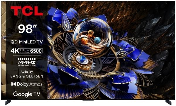 TCL 98X11K - 98" Diagonalklasse X Series LED-bakgrunnsbelyst LCD TV - QLED - Smart TV - Google TV - 4K UHD (2160p) 3840 x 2160 - HDR - Quantum Dot,...