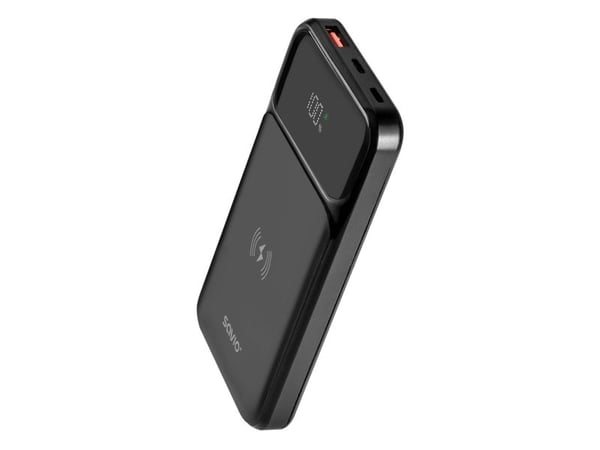 Savio BA-09, 37 mAh, Lithium Polymer (LiPo), Power Delivery, Trådløs lading, 5 V, Svart