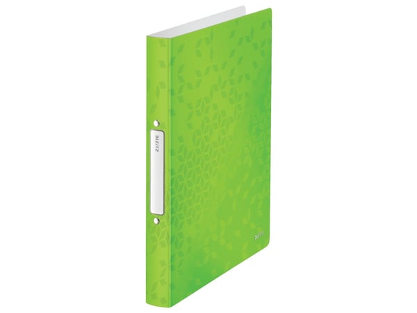 LEITZ ringperm WOW, DIN A4, PP, grønn metallic, 2 ringer 2 ringer rivemekanisme, ryggbredde: 32 mm, ringdiameter: - 1 stk (4257-00-54)