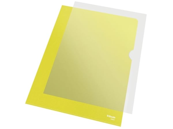Esselte - Filmappe - for A4 - kapacitet: 40 ark - gul