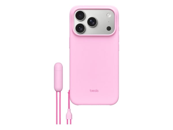 Beats - Matkapuhelimen takakuori - jalustalla - MagSafe-yhteensopivuus - polykarbonaatti - pebble pink - iPhone 17 Pro -puhelimille