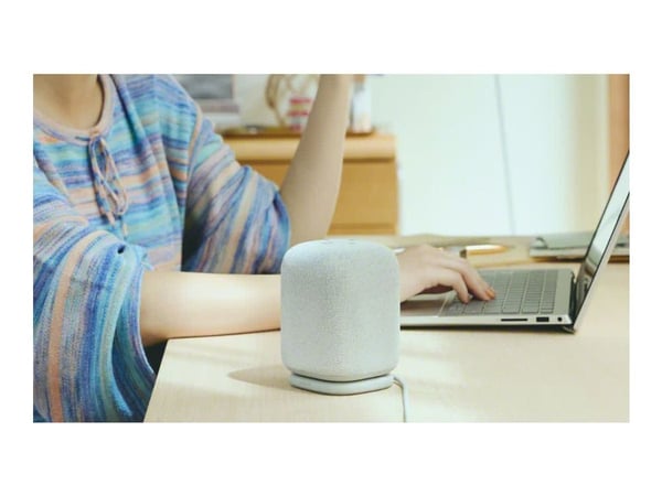 Sony LinkBuds SRS-LS1 - Högtalare - för bärbar användning - trådlös - Bluetooth - Appkontrollerad - 2-vägs - ljusgrå