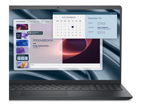 Dell Pro 15 Essential PV15255 - AI PC - AMD Ryzen 5 - 7520U / inntil 4.3 GHz - Win 11 Pro - Radeon 610M - 8 GB RAM - 512 GB SSD NVMe - 15.6" IPS 19...