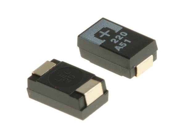 Panasonic 10TPE220ML tantalkondensator SMD 220 µF 10 V/DC 20 % (L x B) 7,3 mm x 4,3 mm 1 stk.