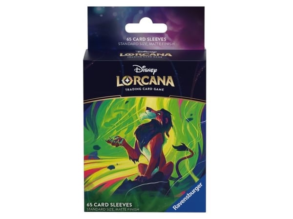 Disney Lorcana Azurite Sea (Set 6) Card Sleeve Pack - Scar