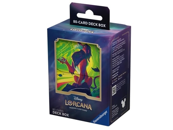 Disney Lorcana Azurite Sea (Set 6) Deck Case - Scar