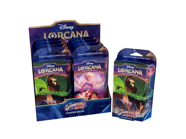 Ravensburger Disney Lorcana TCG: Shimmering Skies, Kortspill, samleobjekt, 8 år