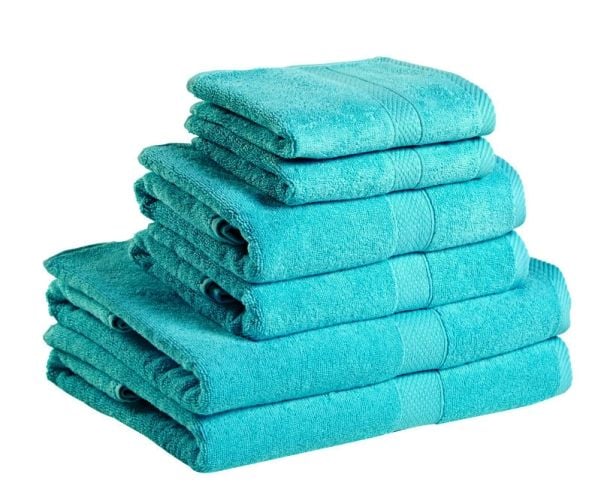 Pyyhkeet DIAMOND TURQUOISE 50x100 - 4 kpl