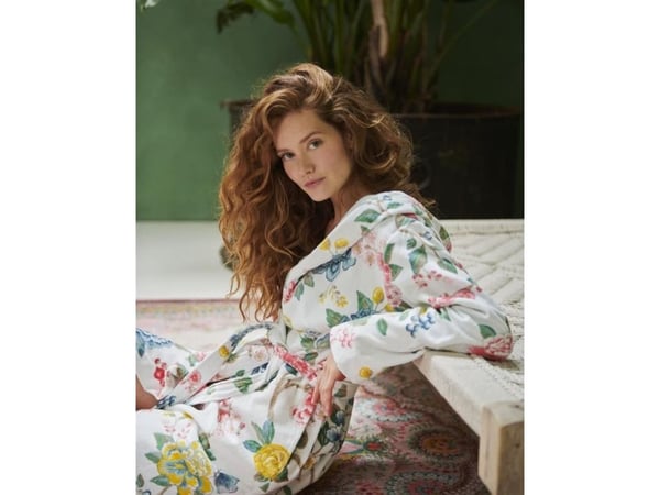 PIP Studio Good Evening Bathrobe White L
