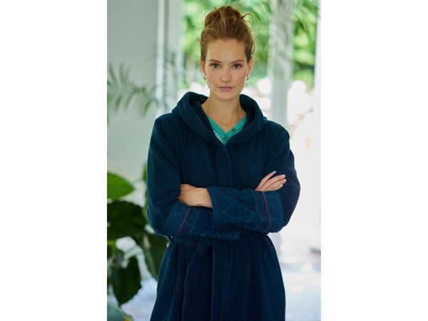 PIP Studio Soft Zellige Bathrobe Dark Blue XS