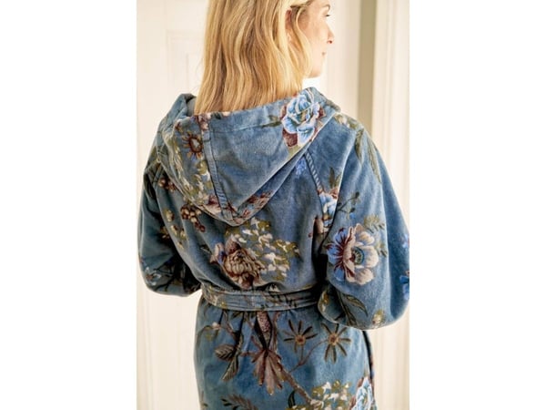 PIP Studio Studio Bathrobe Secret Garden Blue XS