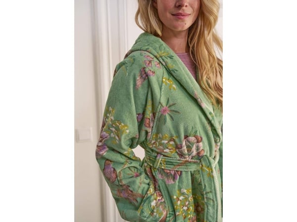 PIP Studio Studio Bathrobe Secret Garden Green XL