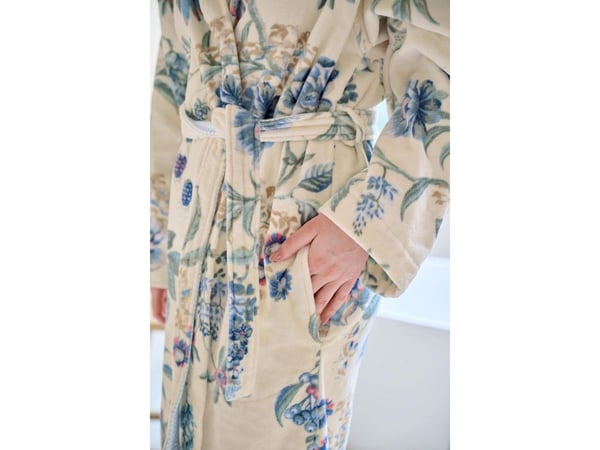 PIP Studio Secret Garden Bathrobe WhiteBlue XXL