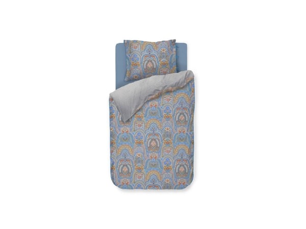 PIP Studio Studio Jabali Flower Blue cotton 140x200/60x63 cm