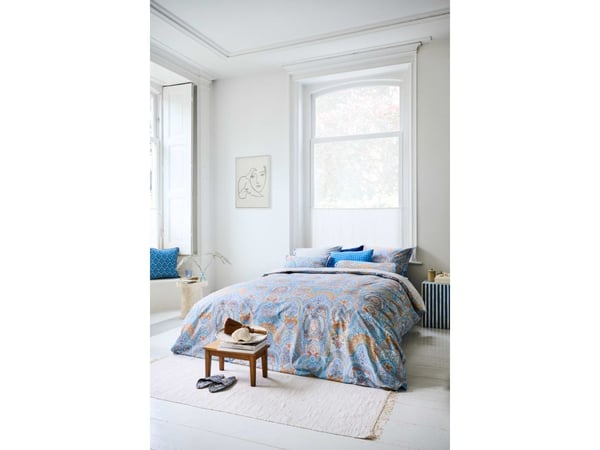 PIP Studio Studio Jabali Flower Blue cotton 140x200/60x63 cm