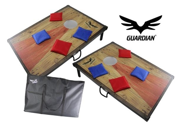 Cornhole-sett med 2 brett og 8 poser 90 x 60 cm Cornhole-sett med 2 brett og 8 poser 90 x 60 cm