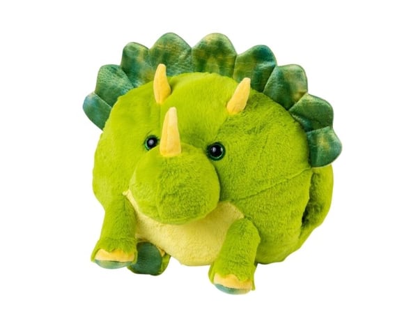 Noxxiez Kæmpe bamse, håndvarmer og pude - Dino