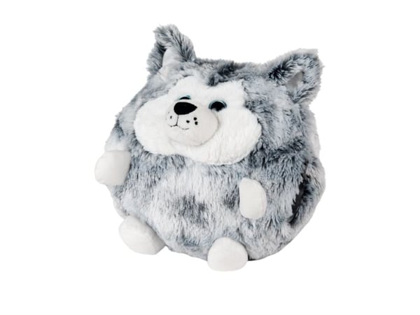Noxxiez Kæmpe bamse, håndvarmer og pude - Husky Hund