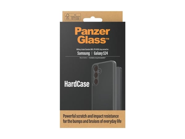PanzerGlass HardCase Sam S24 S921Military grade musta/musta 1219