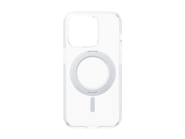 CARE by PanzerGlass - Baksidedeksel for mobiltelefon - MagSafe-samsvar - resirkulert plast - gjennomsiktig, sølv - for Apple iPhone 15 Pro