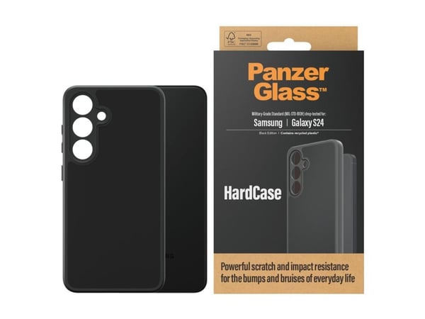 PanzerGlass HardCase Sam S24 S921Military grade musta/musta 1219