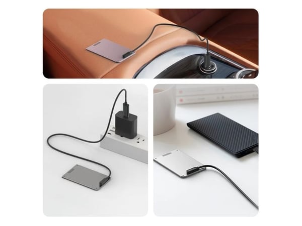PLAUD Note - Kabelsett - magnetisk til USB-C (hann) - lade og synkronisere, Safe Charge - svart