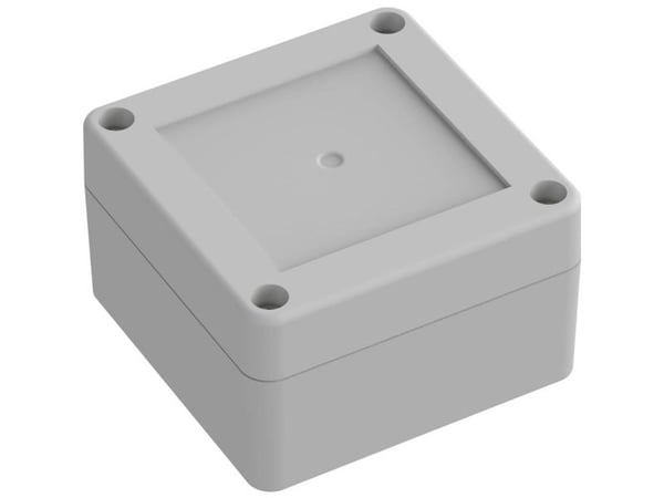 TRU COMPONENTS 6U07080804017 TC-13865048 industrikabinett 75 x 75 x 45 ABS lys grå 1 stk