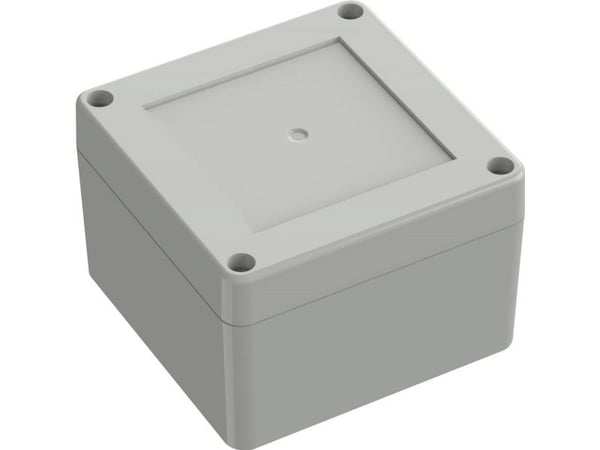 TRU COMPONENTS 6U0709090906119 TC-13865072 Industrikabinett 90 x 90 x 60 Polykarbonat Lysegrå 1 stk