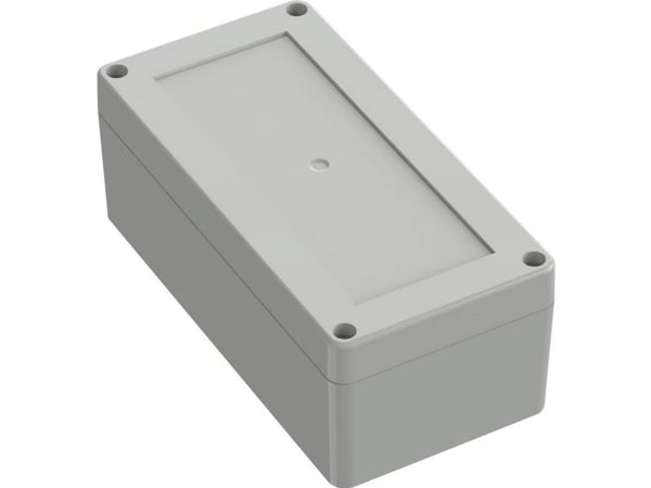 TRU COMPONENTS 6U07160806119 TC-13865136 Industrikabinett 160 x 80 x 60 Polykarbonat Lysegrå 1 stk