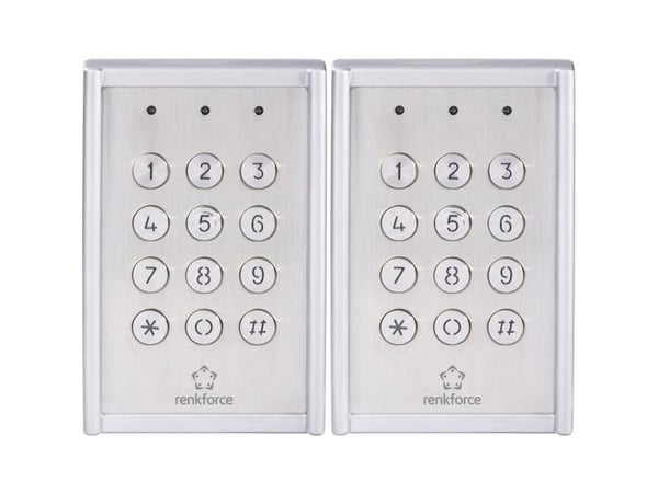 Renkforce RF-3422560 kodelås utvendigmontert IP65 med belyst tastatur