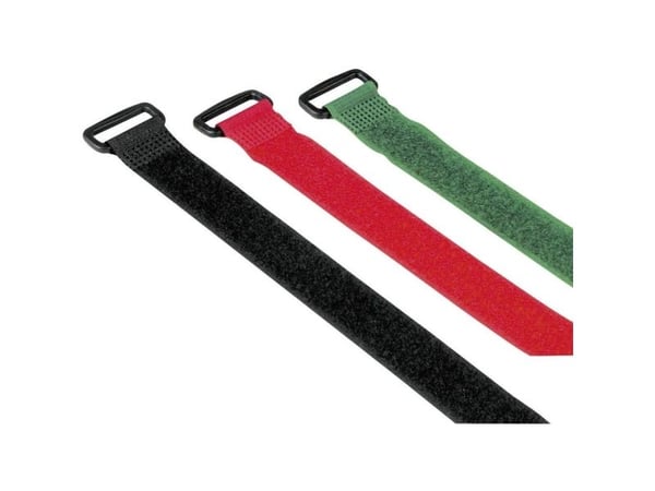 Hama tarranauhalliset kaapelinsiteet silmukalla, uudelleenkäytettävät, 20 x 250 mm, värilliset, 9 kpl (00221006)