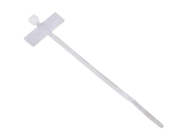 Hama kaapelinsiteet merkintäkentällä, 98 mm, luonnonväri, 25 kpl (00221003)
