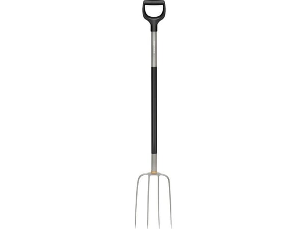 Fiskars Ergonominen kompostihaarukka (pyöreät piikit)
