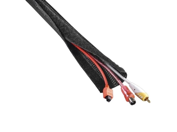 Hama 00220995, Kaapelin suojus, Universaali, Polyeteenitereftalaatti, musta