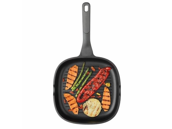 BergHOFF Leo Stone+, firkant, Grillpanne, Sort, Keramisk, Aluminium, 2,1 l