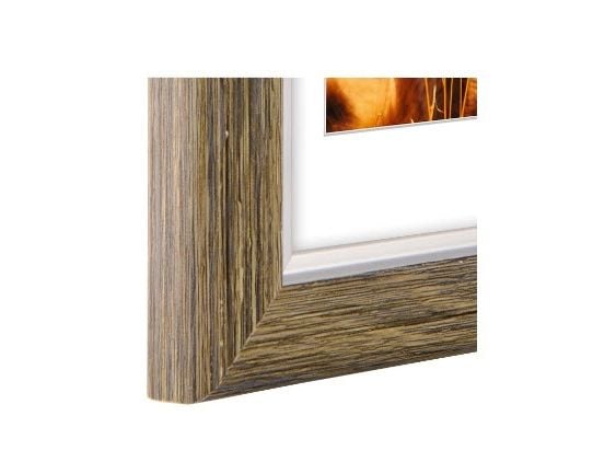 Hama Lima, Enkel bilderamme, Glass, Plast, Oliven, Bord, Vegg, 9 x 13 cm, Rektangulær
