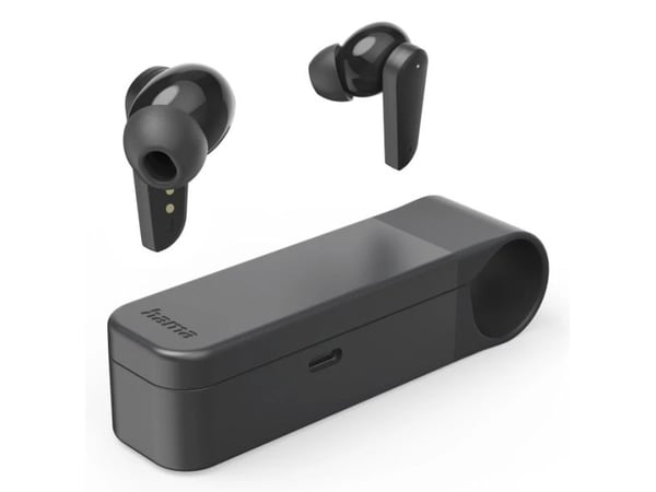 Hama Spirit Pocket II, True Wireless Stereo (TWS), Samtaler/musikk, 20 - 20000 Hz, 55 g, Hodesett, Svart