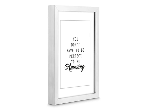 Hama Chiaro, Enbildsram, Plast, Vit, Bord, Vägg, 7 x 10 cm, Rektangulär