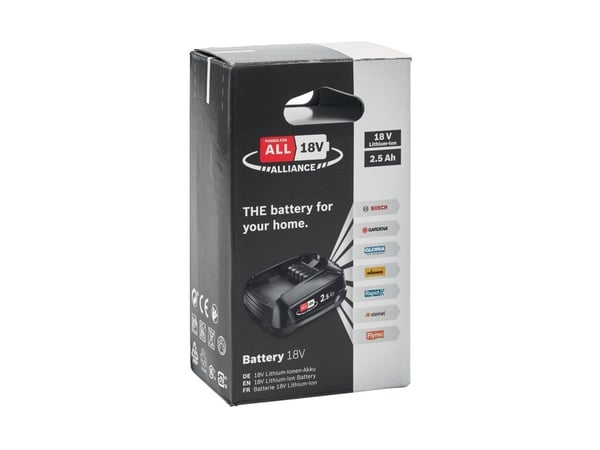 Rapid POWER FOR ALL ALLIANCE Batteri 18V 2.5Ah PBA, Batteri, 2,5 Ah, 18 V, Universal, 5,2 cm, 8,1 cm