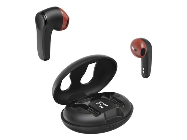 Hama Spirit Unchained, True Wireless Stereo (TWS), 20 - 20000 Hz, Samtaler/musikk, 45 g, Hodesett, Svart