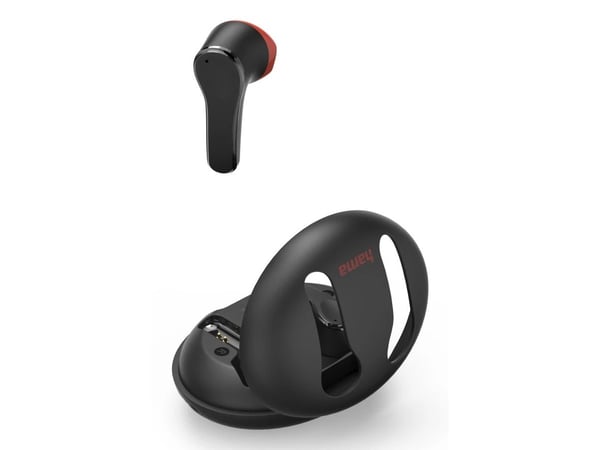 Hama Spirit Unchained, True Wireless Stereo (TWS), 20 - 20000 Hz, Samtaler/musikk, 45 g, Hodesett, Svart