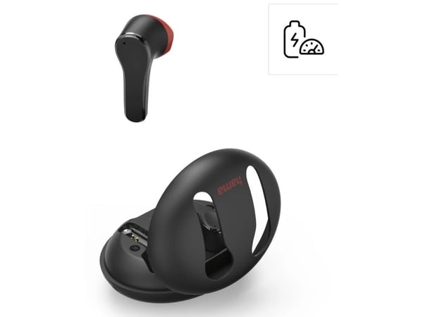 Hama Spirit Unchained, True Wireless Stereo (TWS), 20 - 20000 Hz, Samtaler/musikk, 45 g, Hodesett, Svart