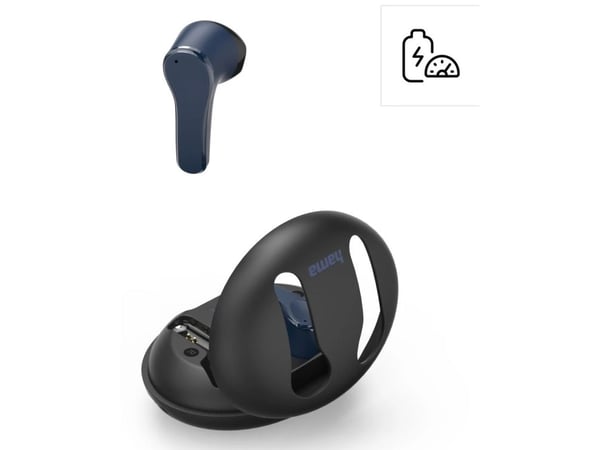 Hama Spirit Unchained, True Wireless Stereo (TWS), Samtaler/musikk, 20 - 20000 Hz, 45 g, Hodesett, Svart, Blå