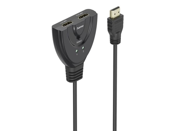 Hama 00205323, HDMI, Svart, 60 Hz, 4096 x 2160, Status, 4096 x 2160 piksler