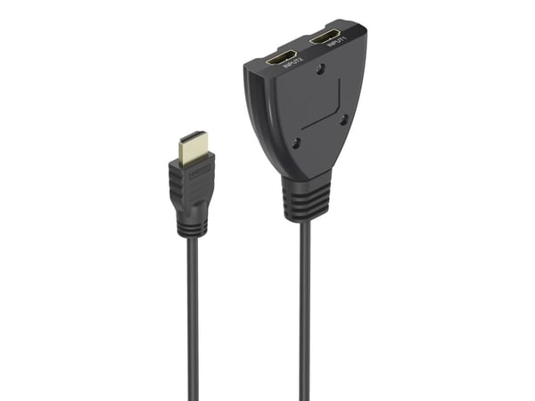 Hama 00205323, HDMI, Svart, 60 Hz, 4096 x 2160, Status, 4096 x 2160 piksler