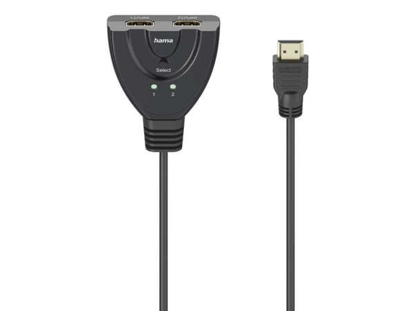 Hama 00205323, HDMI, Svart, 60 Hz, 4096 x 2160, Status, 4096 x 2160 piksler