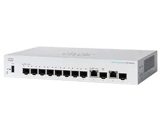Cisco CBS350-8S-E-2G, Hallittu, L3, Gigabit Ethernet (10/100/1000), Telineasennus, 1U
